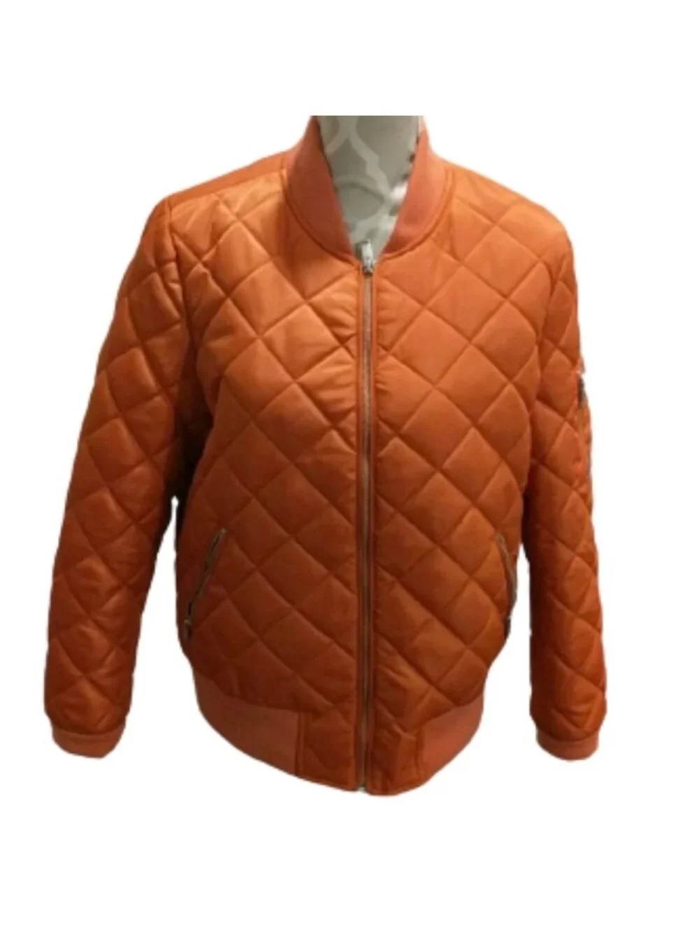 7 for all man kind orange jacket like new